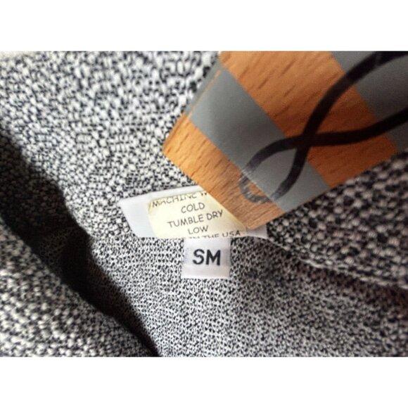 Habitat Women Button Front Jacket Small Long Sleeve Textured Cotton Blend Gray - Picture 5 of 9